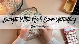 Thumbnail: August Week # 4 | Cash Envelope Unstuffing + Budget With Me $1320 | Wallet + Sinking Funds Reset