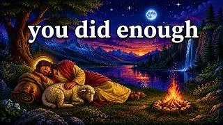 Thumbnail: don't fight it, go to sleep... (bible reading & fire ambiance)