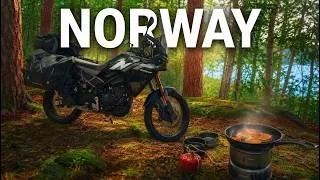 Thumbnail: Cooking STEAKS In Norways BEAUTIFUL Woodland! - CFmoto 450mt