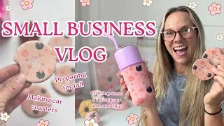 Thumbnail: Small Business Vlog | Days in My Life Preparing for Fall, Making Car Coasters & Candles 🕯️🎃🍂