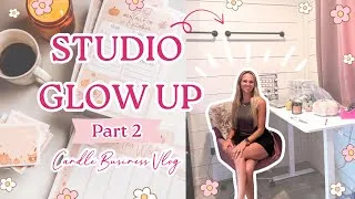 Thumbnail: Small Business Studio Makeover Part 2 | Cozy Candle Studio Vlog & Workspace Transformation