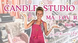 Thumbnail: ✨🕯️Candle Studio Glow Up Part 1 | Small Business Makeover + Fall Stationery Reveal | Small Biz Vlog