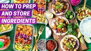 Thumbnail: MY MEAL PREP ROUTINE + FOOD STORAGE TIPS | How to Store Ingredients for Meal Prep