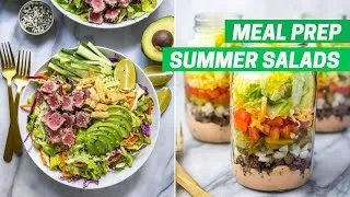 Thumbnail: 5 QUICK & EASY SUMMER SALADS | Healthy Meal Prep Salads that Last The Entire Week