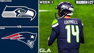 Thumbnail: Seahawks vs. Patriots Week 1 Simulation | Madden NFL 27 PS5