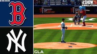 Thumbnail: Yankees vs. Red Sox Simulation | 8/30/26 | MLB The Show 26 PS5 Gameplay