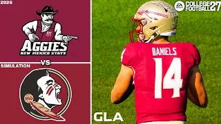 Thumbnail: FSU vs. New Mexico St Simulation | CFB 27 PS5 Gameplay