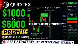 Thumbnail: 🔥 FEB Retracement Strategy Explained | $1000 to $6000 Binary Trading Live 📈💰 | Trading & Backtesting