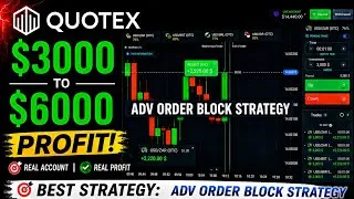 Thumbnail: 🔥 Advanced Order Block Strategy Explained | $3000 to $6000 Binary Trading 📈💰 | Trading & Backtesting