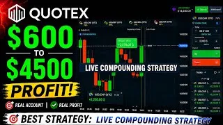 Thumbnail: 🔥 Live Compounding Strategy Explained | $600 to $4500 Binary Trading Live 📈💰 | Trading & Backtesting
