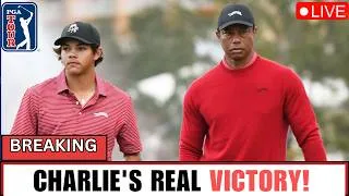 Thumbnail: 🚨 The Final Hole Ended… Then Fans Realized What Charlie Woods Had Really Achieved #charliewoods