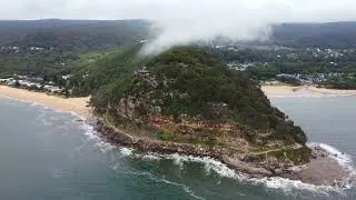 Thumbnail: Umina Beach and Lion Island from the air - relaxing 4K