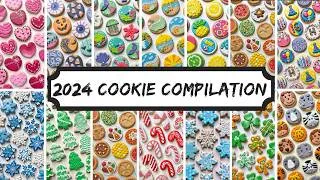 Thumbnail: Every cookie I made in 2024 ~ 1 Hour Satisfying Cookie Decorating with Royal Icing Compilation