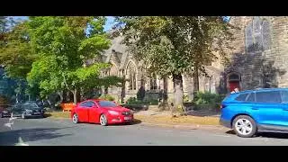 Thumbnail: Victoria Avenue in Harrogate via electric bus