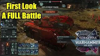 Thumbnail: FIRST LOOK - A FULL Battle Game Audio Only - Total War Warhammer 40000 - My Gameplay