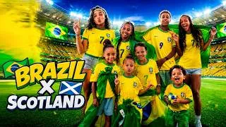 Thumbnail: GOING TO A WORLD CUP GAME AS A FAMILY OF 10 *SUPPORTING BRAZIL* 🇧🇷!!! "FOI INCRIVEL"!!!🤩