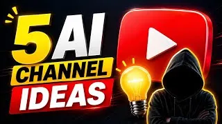 Thumbnail: 5 AI Faceless YouTube Channel Ideas That Monetize FAST (2026)