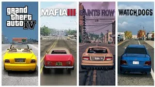 Thumbnail: GTA 4 vs Mafia 3 vs Saints row iv vs Watch dogs 1 sbs comparison