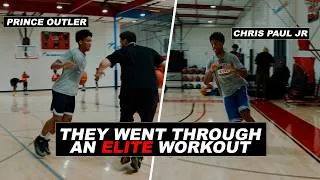 Thumbnail: Chris Paul Jr. & Prince Outler Go Through an INTENSE Workout with The Guard Whisperer