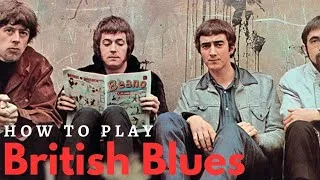 Thumbnail: How to play British Blues Guitar - Phrasing & Bending - Clapton - Green - Kirwan - Taylor 