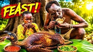 Thumbnail: We Hunted a Massive Wild Bird… Then Had the Ultimate Feast!🔥