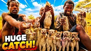 Thumbnail: We Never Expected a Catch This BIG!😱 Hadza Bush Hunt Success