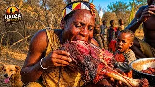 Thumbnail: 🔥The Hadza Tribe's Massive Wild Meat Feast /Ancient Survivall Tradition