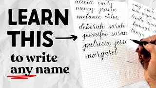Thumbnail: Write ANY Name in Calligraphy