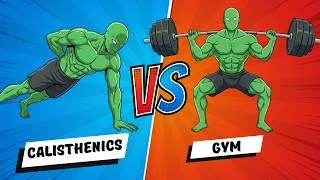 Thumbnail: Calisthenics vs Gym: The Truth Nobody Tells Beginners