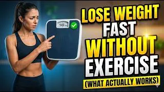Thumbnail: How to Lose Weight Fast Without Exercise (What Actually Works)
