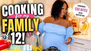 Thumbnail: A SLOW DAY AT HOME🥹BAKING FOR MY FAMILY OF 12| DAY IN THE LIFE OF A PREGNANT MOM OF 10