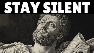 Thumbnail: THE POWER OF SILENCE | MARCUS AURELIUS