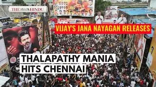 Thumbnail: Vijay's Jana Nayagan hits screens | FDFS celebration | Thalapathy