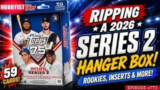 Thumbnail: 2026 Topps Series 2 Hanger Box Rip! 🔥 Rookie Hunt, Diamante Parallels & Hidden Hits!