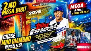 Thumbnail: 2026 Topps Finest Mega Box Rip #2! Can We Hit a Monster Mini Diamond Parallel? 💎⚾