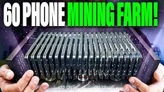 Thumbnail: I am Building a 60 PHONE Mining Farm for AI!