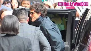Thumbnail: Jacob Elordi Gets Booed For Snubbing Fans At Jimmy Kimmel Live! Studios In Hollywood, CA