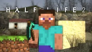 Thumbnail: Can I Beat Half-Life 2 As STEVE From Minecraft?