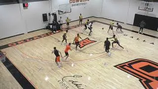 Thumbnail: LIVE Transition Scrimmage Drill - Oklahoma State MBB