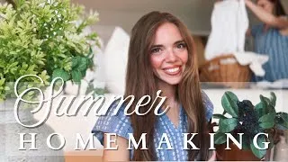 Thumbnail: Simple Summer Homemaking  | Thrifted Home Decor Haul	