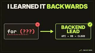 Thumbnail: I Couldn't Write a For Loop. 4 Years Later, I Became a Backend Lead