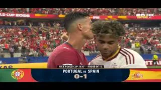 Thumbnail: Portugal 0-1 Spain Ronaldo's LAST World Cup 2026 Dance Ends in HEARTBREAK 💔  \| football highlights 