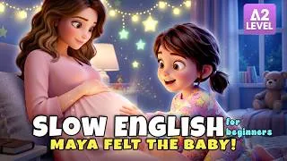 Thumbnail: Maya Is About to Become a Big Sister? I Easy Workplace English For Beginners (A1–A2)