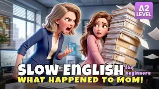 Thumbnail: My Boss Forced Me to Work Overtime! I Easy Workplace English For Beginners (A1–A2)