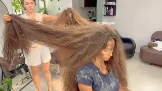 Thumbnail: 16 Years Of Hair Growth… A Woman’s First Haircut In 20 Years | The Transformation Is Unreal