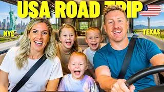 Thumbnail: British Family Drive an RV Across AMERICA 🇺🇸 | The Full Road Trip Movie