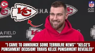 Thumbnail: NFL Announces Last Decision on Travis Kelce! KC Chiefs Fans Stunned!