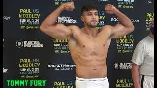 Thumbnail: Tommy Fury vs Anthony Taylor Weigh-In