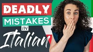 Thumbnail: DON'T Make These 8 Mistakes in Italian 🇮🇹 FREE PDF | Italian for Beginners