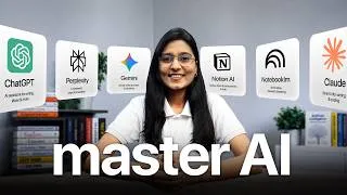 Thumbnail: Master AI in 20 Minutes | Complete AI Crash Course for Beginners
